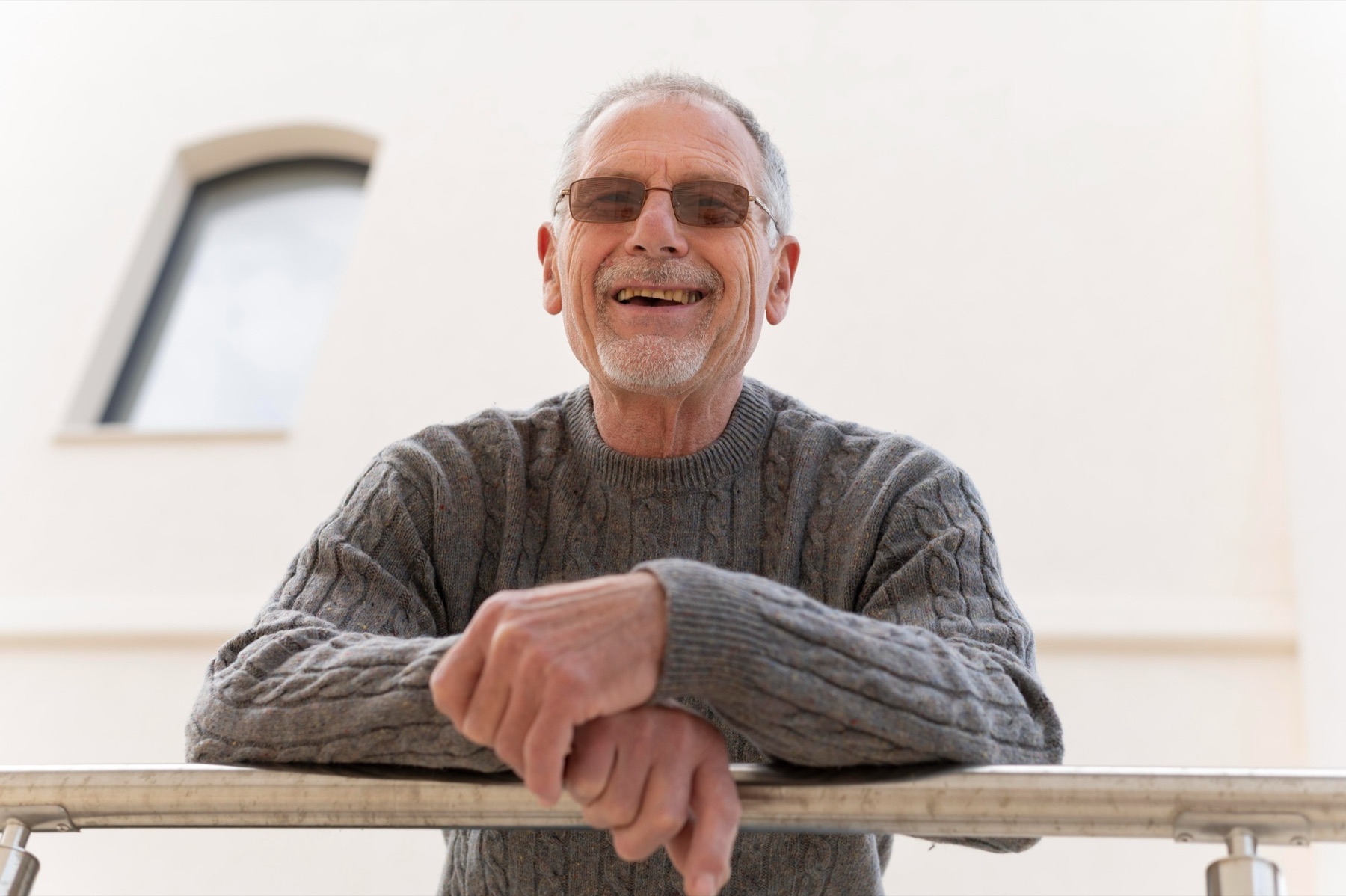 Illustrative portrait of a mature single man